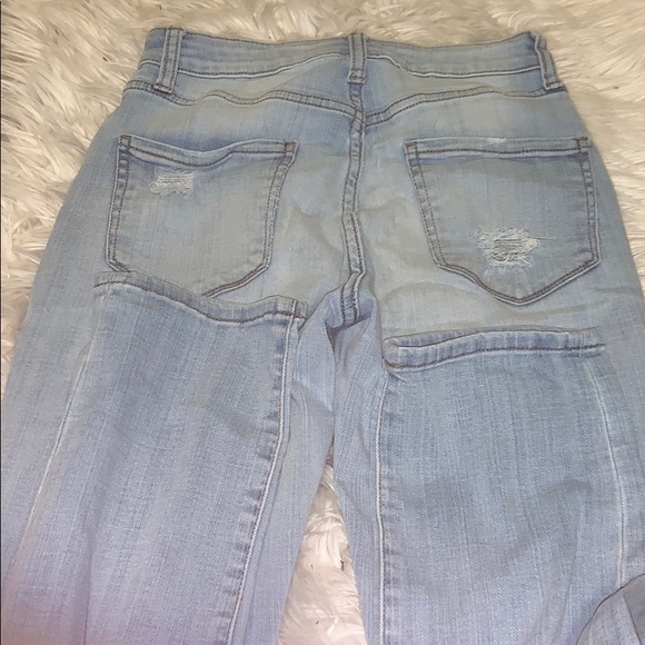 High waisted ripped skinny jeans - Picture 3 of 3